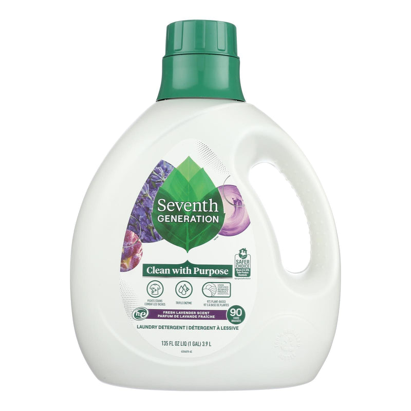 Seventh Generation - Liquid Laundry Lavender - Case Of 4-135 Fz - Orca Market