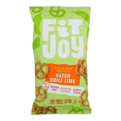 Fitjoy - Pretzle Twist Grain free Hatch Chille Lime - Case Of 12-4.5 Oz - Orca Market