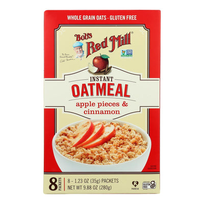 Bob's Red Mill - Instant Oatmeal Gluten Free Pkt Apple Cinnamon - Case Of 4-9.88 Oz - Orca Market