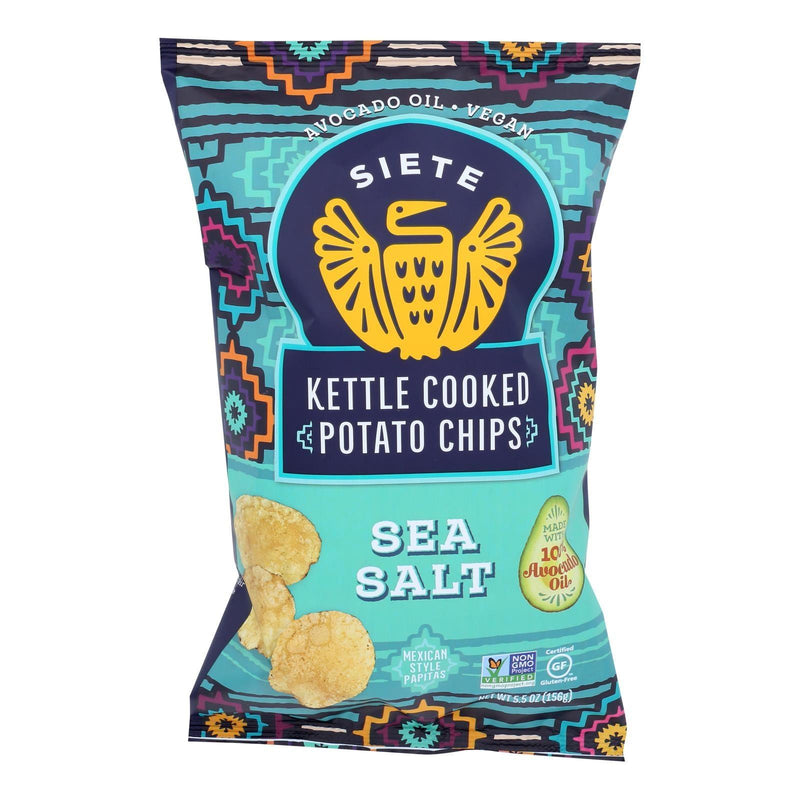 Siete - Kettle Chip Sea Salt - Case Of 6-5.5 Oz - Orca Market