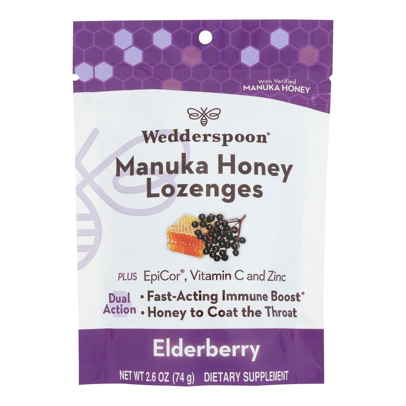 Wedderspoon - Loz Manuka Honey Elderberry - Case Of 6-2.6 Oz - Orca Market