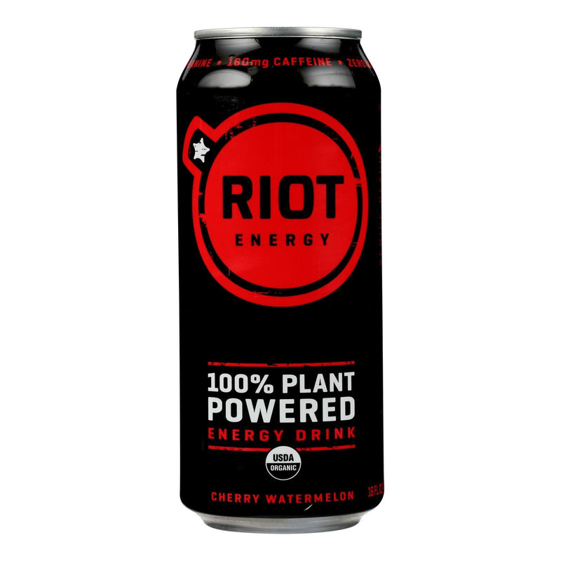 Riot Energy - Energy Drink Cherry Watermelon - Case Of 12-16 Oz - Orca Market