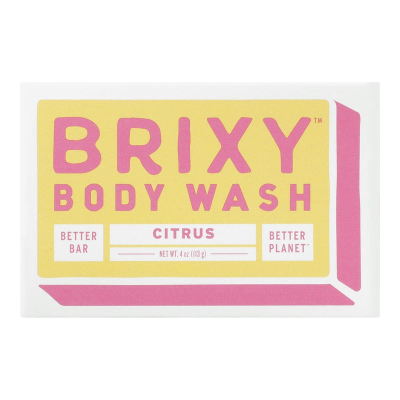 Brixy - Body Wash Bar Citrus - 1 Each -4 Oz - Orca Market