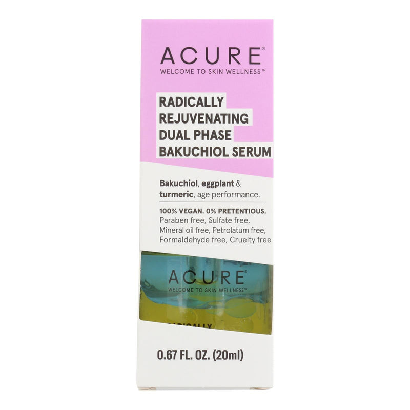 Acure - Serum Rad Rejuvenating Bakuchiol - 1 Each-0.67 Fz - Orca Market