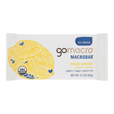 Gomacro - Bars Lemon Protein - Case Of 12-2.3 Oz - Orca Market