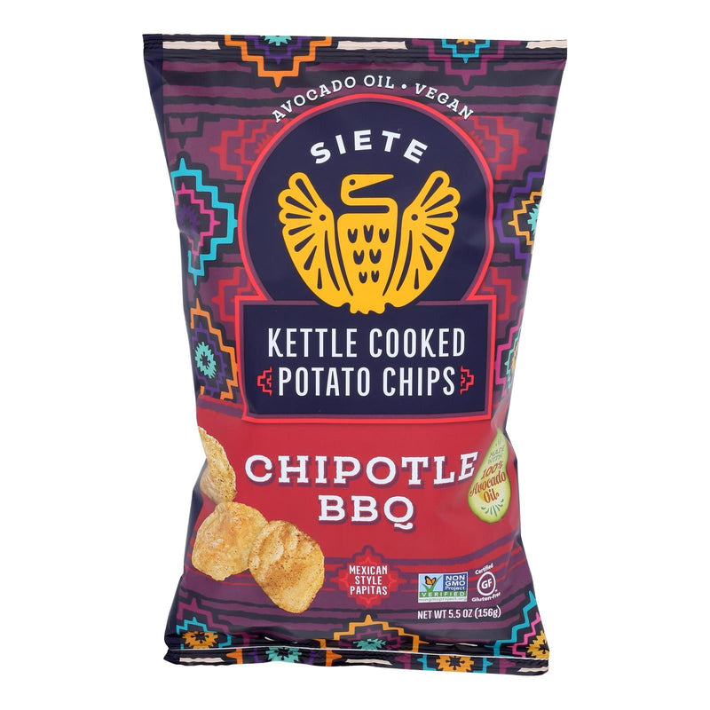 Siete - Kettle Chip Chipotle Bbq - Case Of 6-5.5 Oz - Orca Market