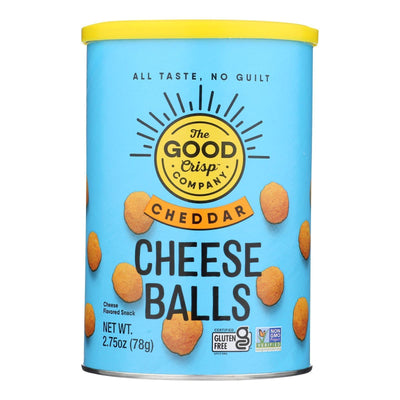 The Good Crisp Company - Cheese Balls Cheddar - Case Of 9-2.75 Oz - Orca Market