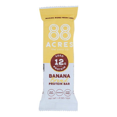 88 Acres - Protein Bar Banana Bread - Case Of 9-1.9 Oz - Orca Market