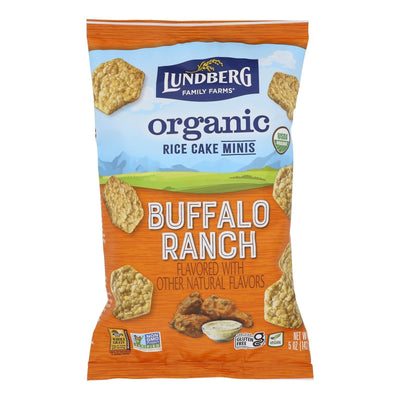 Lundberg Family Farms - Rice Cake Mini Buff Ranch - Case Of 6-5 Oz - Orca Market