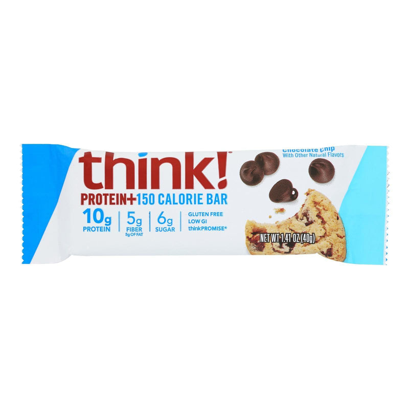 Think! - Bar Protein 150 Calorie Chocolate Chip - Case Of 10-1.41 Oz - Orca Market