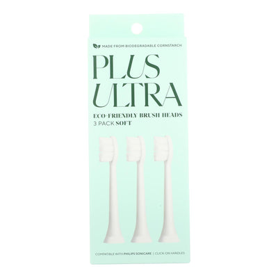 Plus Ultra - Tbrush Heads Echo 3pk - Case Of 4-3 Ct - Orca Market