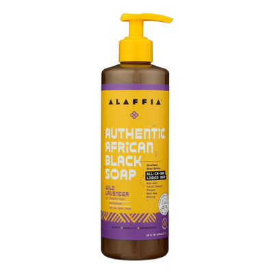 Alaffia - African Black Soap Allin1 Lavender- 1 Each-16 Fz - Orca Market