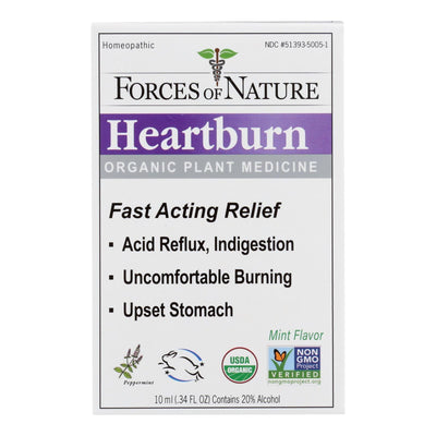 Forces Of Nature - Heartburn Relief - 1 Each-10 Ml - Orca Market