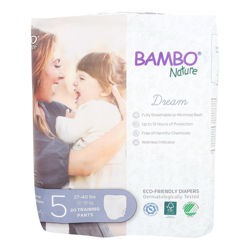 Bambo Nature - Training Pants Size 5 - Case Of 5-20 Ct - Orca Market