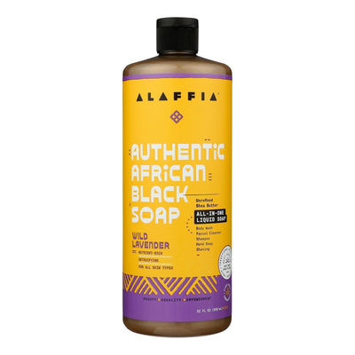 Alaffia - Soap Wild Lavender African Black - 1 Each-32 Fz - Orca Market