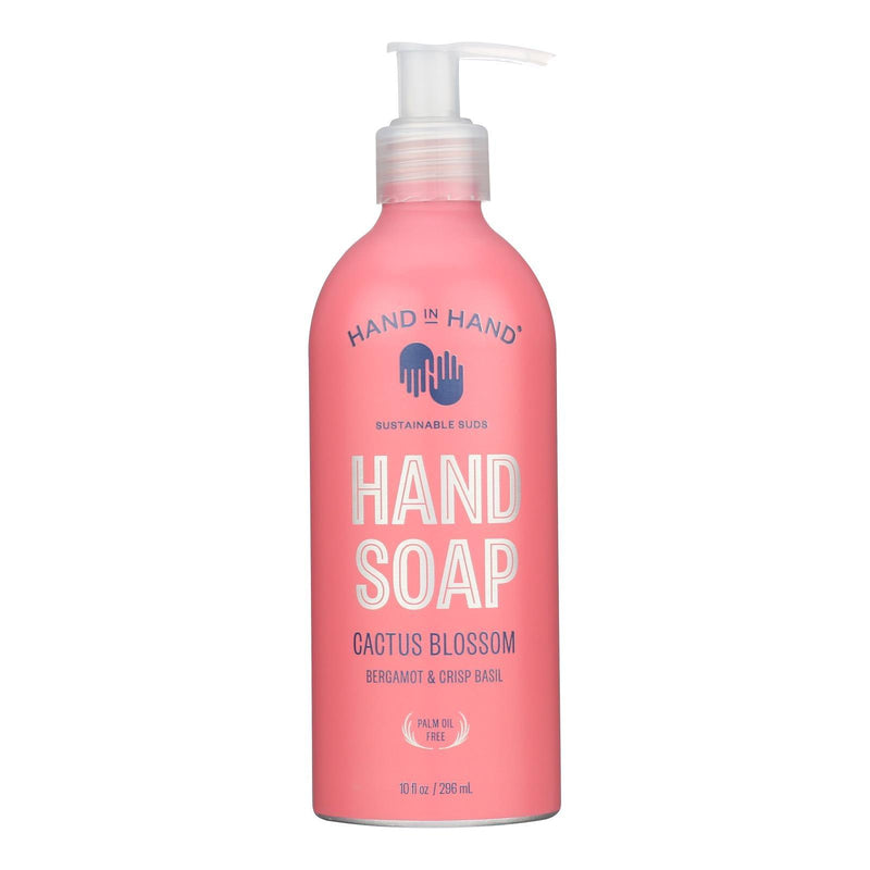 Hand In Hand - Liquid Hand Soap Cactus Blossom - Case Of 3-10 Oz - Orca Market