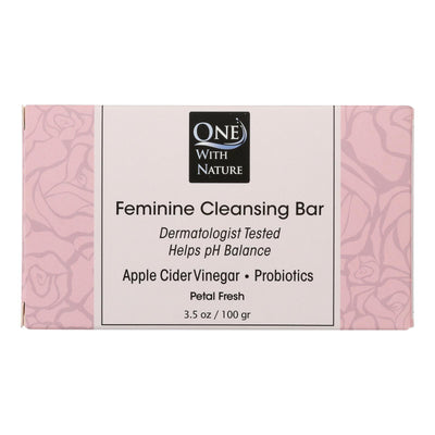 One With Nature - Soap Feminine Petal Fresh - Case Of 3-3.5 Oz - Orca Market