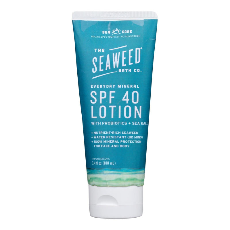 The Seaweed Bath Co - Sunscreen Evreryday Mineral SPF 40 Lt - 1 Each-3.4 Fz - Orca Market