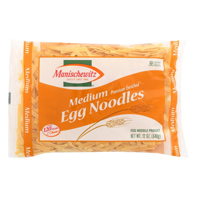 Manischewitz - Egg Noodles - Medium - Case Of 12 - 12 Oz. - Orca Market