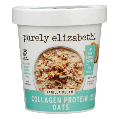 Purely Elizabeth - Oat Cup Protn Vanilla Pecan - Case Of 12 - 2 Oz - Orca Market