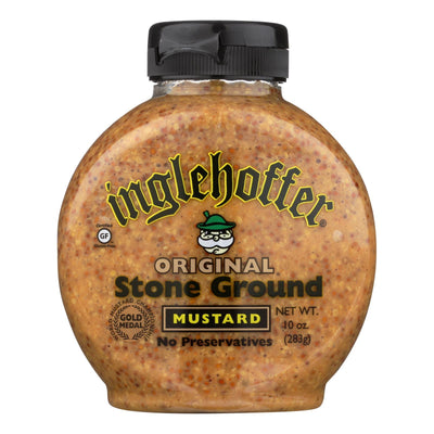 Inglehoffer - Mustard - Original Stone Ground - Case Of 6 - 10 Oz. - Orca Market