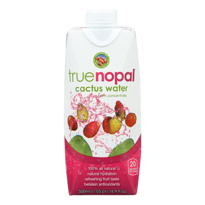 True Nopal Cactus Water - Prickly Pear - Case Of 12 - 16.9 Fl Oz - Orca Market