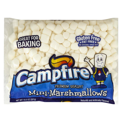 Campfire Mini Marshmallows - Case Of 24 - 10.5 Oz - Orca Market