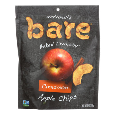 Bare Fruit Apple Chips - Cinnamon - Case Of 12 - 3.4 Oz - Orca Market