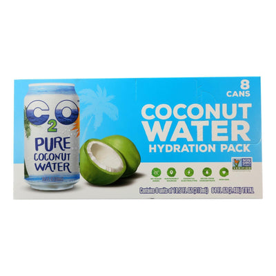 C2o Pure Coconut Water - Coconut Water Hydration Pack - Case Of 3 - 8/10.5fz - Orca Market