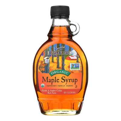 Coombs Family Farms - Organic Maple Syrup Grade A Dark Amber - Case Of 12 - 8 Fl Oz - Orca Market