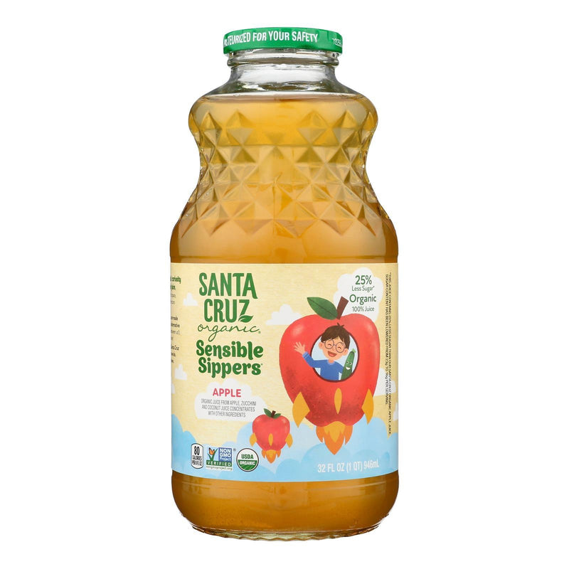 Santa Cruz Organic - Juice Sensible Sippers Apple - Case Of 6-32 Fz - Orca Market