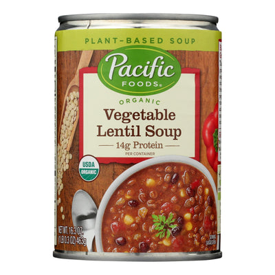 Pacific Foods - Soup Vegetable Lentil - Case Of 12-16.3 Oz - Orca Market