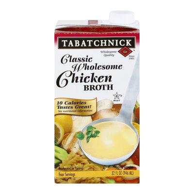 Tabatchnick Classic Wholesome Chicken Broth - Case Of 12 - 32 Fl Oz. - Orca Market