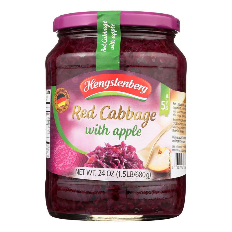 Hengstenberg Red Cabbage With Apple - Case Of 12 - 24.3 Oz. - Orca Market