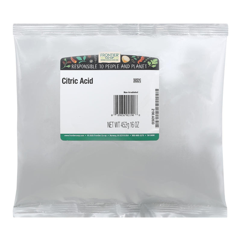 Frontier Herb - Citric Acid - 1 Each - 1 