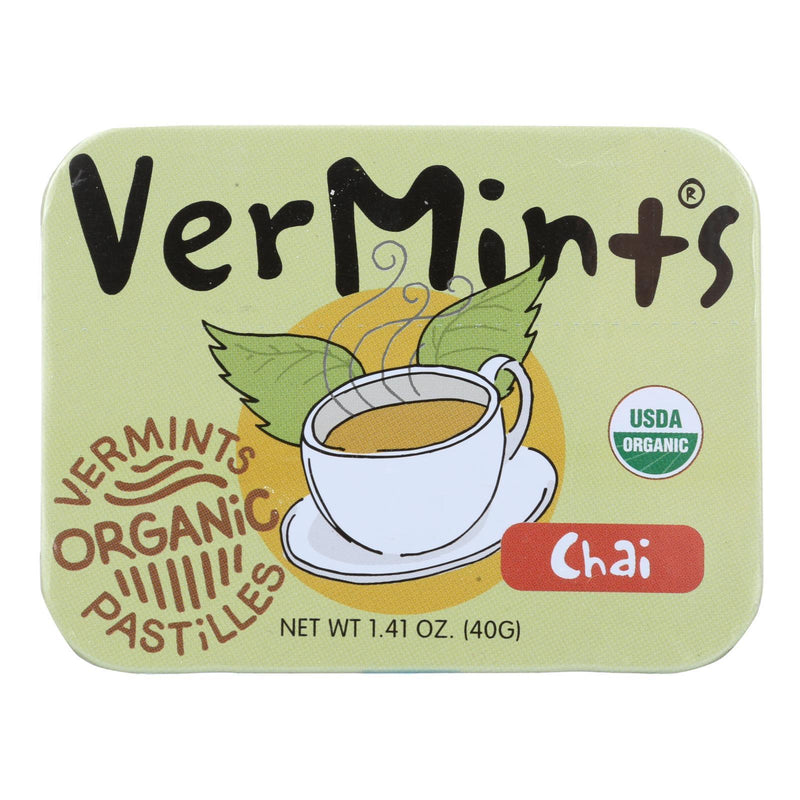 Vermints Pastilles - All Natural - Chai - 1.41 Oz - Case Of 6 - Orca Market