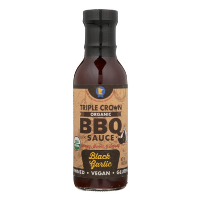 Triple Crown Bbq - Bbq Sauce Black Garlic - Case Of 6 - 14 Fz - Orca Market