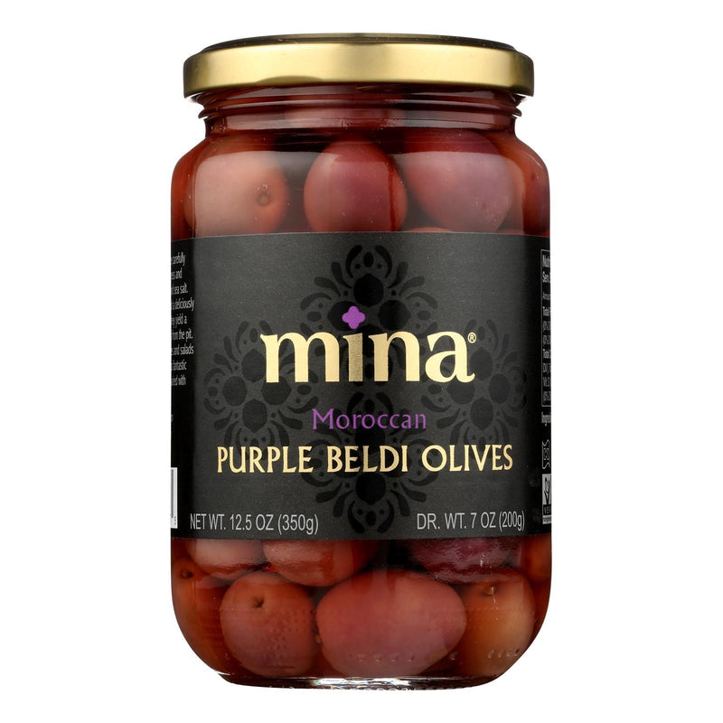 Mina - Olives Purple Beldi - Case Of 6 - 12.5 Oz - Orca Market