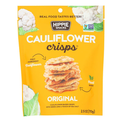 Hippie Snacks - Cauliflower Crsps Original - Case Of 8-2.5 Oz - Orca Market