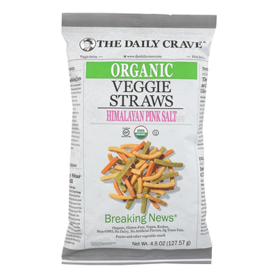 The Daily Crave - Veggie Straws - Case Of 8 - 4.5 Oz - Orca Market