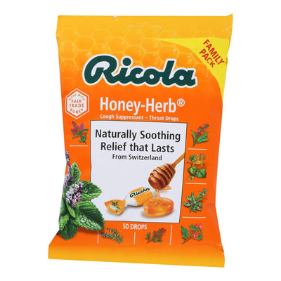 Ricola - Cough Drop Honey Herb - Case Of 6-45 Ct - Orca Market