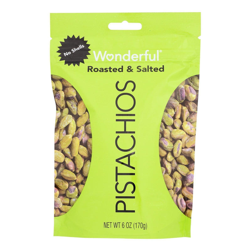 Wonderful Pistachios - Pistachio Roasted & Salted - Case Of 10-6 Oz - Orca Market