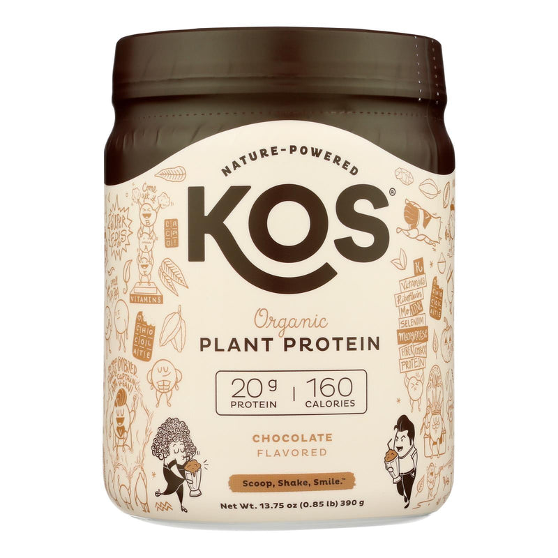 Kos - Protein Powder Chocolate - 1 Each-13.75 Oz - Orca Market