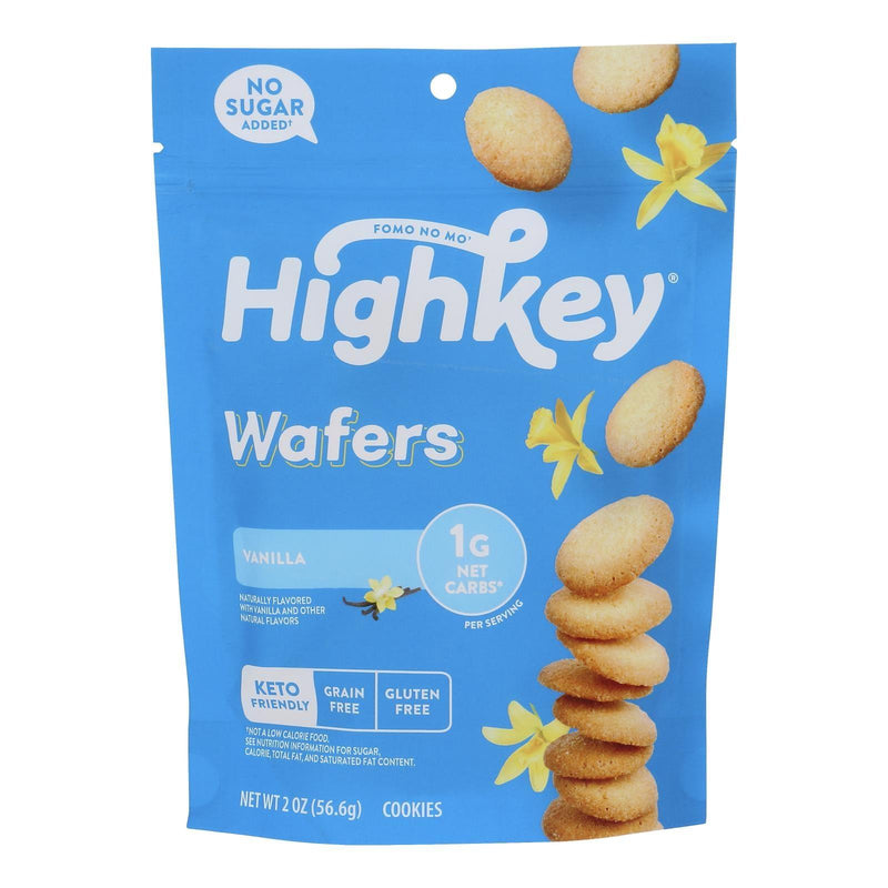 High Key - Cookie Wafer Vanilla Keto - Case Of 6-2 Oz - Orca Market