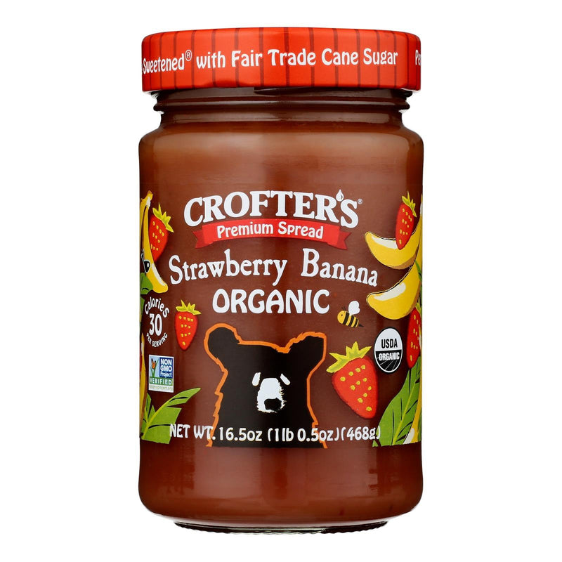 Crofters - Premium Spread Strawberry Bannna - Case Of 6-16.5 Oz - Orca Market