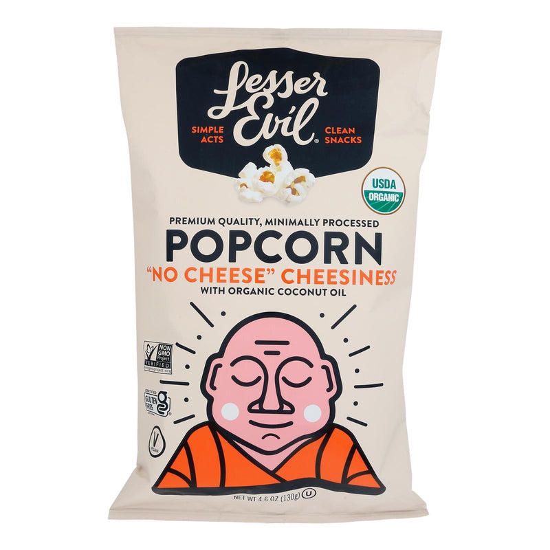 Lesser Evil - Popcorn No Chs Chsiness - Case Of 12-4.6 Oz - Orca Market