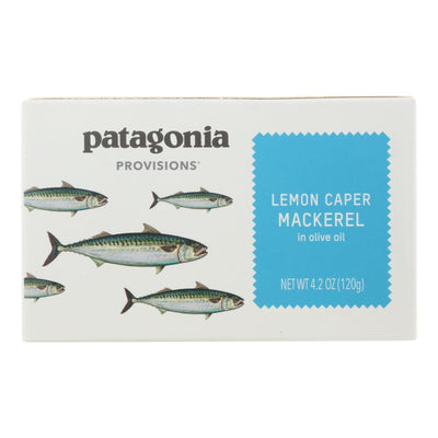 Patagonia Provisions - Mackerel Lemon Caper - Case Of 10-4.2 Oz - Orca Market