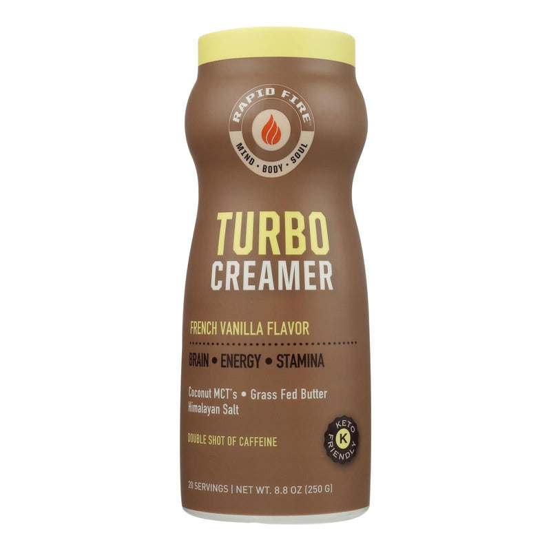 Rapid Fire - Creamer Turbo French Vanilla - 1 Each-8.5 Oz - Orca Market