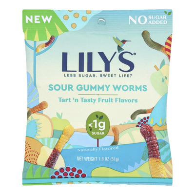 Lilys - Gummy Worms Sour Fruit - Case Of 12-1.8 Oz - Orca Market