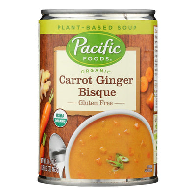 Pacific Foods - Bisque Carrot Ginger - Case Of 12-16.3 Oz - Orca Market